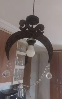 لوستر چوبی