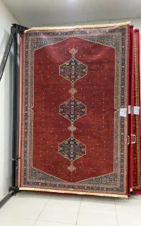 فرش سنتی/فرش طرح ابریشم/ کارت رفا و گیشه