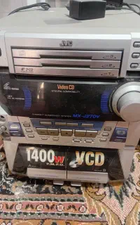 ضبط صوت خانگی دوکاست سی دی خورJVC بلوتوث دار