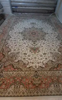 فرش ۱۲متری درحدنو تمام نخ تمیز