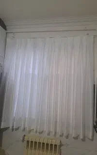پرده آماده پنجره به ابعاد ۱۳۰×۱۵۰