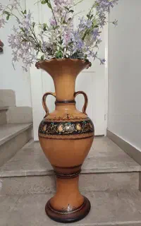 گلدان آنتیک سفالی بزرگ