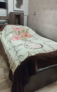تخت خواب یک نفره چوبی