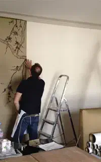 نصاب کاغذ دیواری کفپوش...