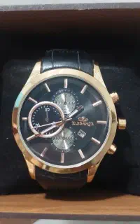 ساعت الگانس مردانه بند چرم
