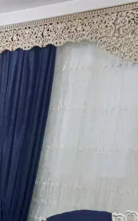 کتیبه با میل پرده