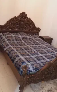 تخت دونفره چوب راش ۳۰ ملیون