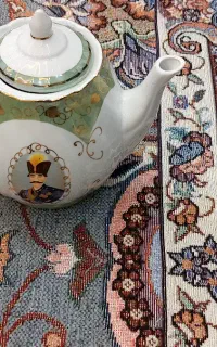 قوری قندان قدیمی سالم