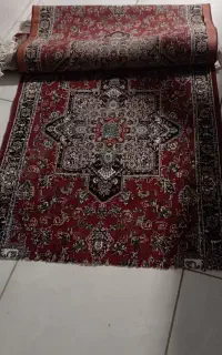 فرش کناره و تابلو مسی