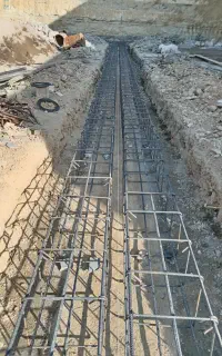 آرماتور بندی اسکلت فلزی  استخر