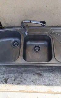سینک ظرفشویی دولگنه همراه شیر