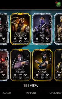 اکانت mortal Kombat mobile