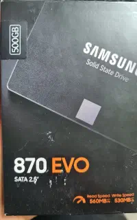 حافظه SSD سامسونگ مدل 870 EVO ظرفیت 500 اصلی