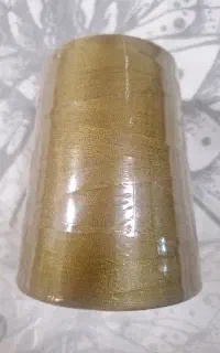 فروش نخ خیاطی 20/2 زرد کهربایی مخصوص لباس های جین