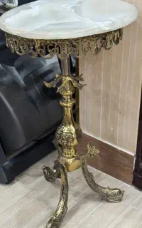 میز برنز پایه ماهی