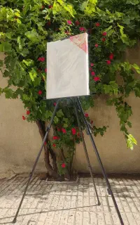 بوم نقاشی و سه پایه فلزی
