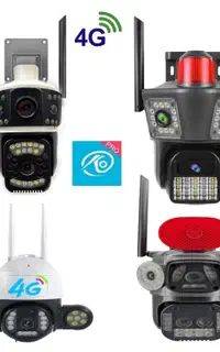 دوربین مدار بسته چرخشی ضد آب وای فای و سیمکارتی 4G