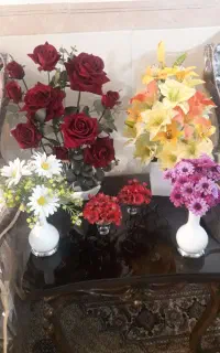 گل وگلدان
