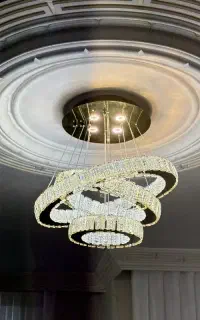 لوستر کهکشانی کلیپسی سه حلقه آویز