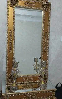 اینه شمعدان کاملا نو