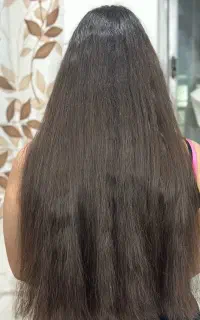 موهای طبیعی بدون رنگ وکراتین
