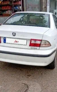سمند سفید ای اف سون