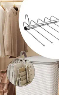 آویز عصایی استیل pants /برای انواع شلوار و ...