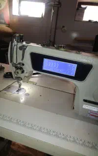 وسایل کارگاه خیاطی. چرخ راسته فول کامپیوتری زیگزال