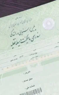 گم شدن سند خودرو فیدلیتی و دسته چک بنام امیر فلاح