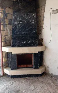 شومینه  هیزمی  و گازی