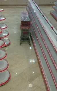 شلف.قفسه فروشگاهی خودایست دیواری با نصاب