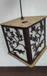 لوستر چوبی