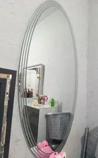 آینه قدی و کمد ام دی اف ۳طبقه