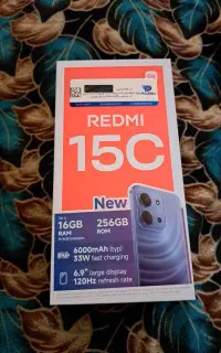 REDMi 15C 256 گیگ نو