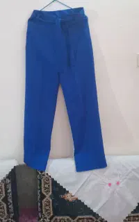 شلوار بگ ابی