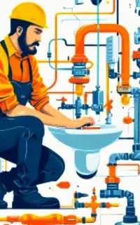 نصب شیرآلات روشویی توالت فرنگی فلاشتانک جکوزی و ..
