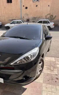 207 مشکی سقف فلز