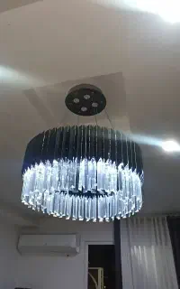 لوستر کریستالی مدرن مناسب پذیرایی و آشپزخانه