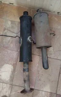 دو عدد منبع اگزوز اسپورت کوچک ۱۰۶ و رنجروری