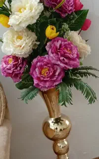 گلدون طلایی شیک