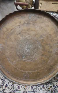 سینی و سماور عتیقه دوره قاجار