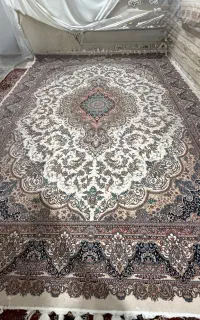 فرش ۱۲ متری خاطره کاشان تمام کریلیک ۱۲۰۰ شانه زیبا