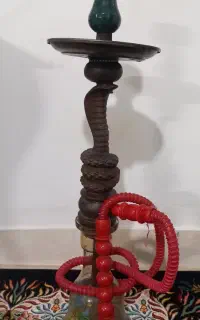 قلیان چوبی کار دست