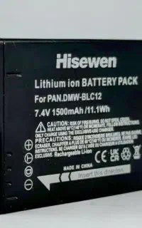 پک باتری وشارژر دوربین پاناسونیک لومیکسLumi -BLC12