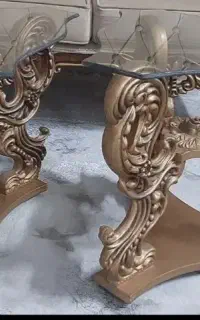 دوعدد میز عسلی چوب راش