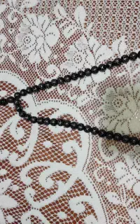 تسبیح دست ساز سیم و مس کوبی شده هسته خرما نر