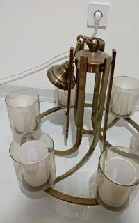 لوستر آویز برنزی