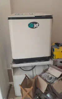 ماشین لباسشوی دوقلوی سطلی ۹کیلو نیم