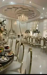 تالار/عروسی/غذا و خدمات/هر۱۰۰ نفر۴۵ میلیون تومان