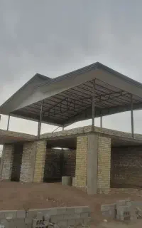 شیروانی اسکلت فلزی و درب وپنجره